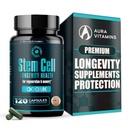 우수한 줄기 세포는 1,000mg (120의 모자) 부스트 Immunity, 합동 Soreness를 감소시키고, Spirulina & Chlorella를 가진 자연적인 노화 방지 & Longevity를, Celulas Madre 건강 공식 지원합니다