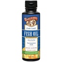 Barlean's Omega 3 물고기 기름 액체 보충교재, 1262mg EPA와 DHA 지방산, 비 GMO 및 글루텐 자유로운, 주황색 풍미, 8개 oz