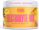 Dr. Price’s Electrolyte Mix | 슈즈프리 히어링 파우더 72+ Trace Minerals | 설탕 없음, 빠른 용해 Electrolytes 분말 패킷 | 열대, 90 서빙