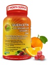 Bromelain 비타민 C와 아연을 가진 Quercetin 유기 전체적인 음식 - 서빙 당 1215mg - Immune 지원을 위한 Ginger와 Flavonoids를 가진 Quercetin Phytosome 500mg 캡슐 - 120 조사