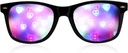 Ultimate Diffraction Glass - 3D 레인보우 하트 효과 - 위대한 Edm, 콘서트 및 Rave 액세서리