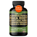 Maca 뿌리, Horny Goat Weed, Turkesterone 보충, Tribulus Terrestris, Panax Ginseng | 90 야채 캡슐 에너지, 체력, 성능. | 미국에서 만든