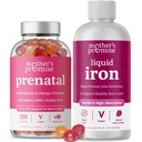 어머니의 약속 Prenatal Gummies & 액체 철 뭉치