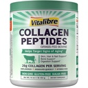 Bovine Collagen Peptides Powder for Women and Men, Grass-Fed Hydrolyzed Collagen Protein Type I & III, 스킨, 헤어, 네일, 보네, 소화, 비 GMO, Keto & GF, 22 서빙, 16oz