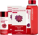 FOODOLOGY Redbottle 1 개월 굽기 세트 / 병술 음료 혼합 (2ea) & Coleology 커트 (1ea) & 물병 (1ea)