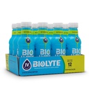 BIOLYTE Electrolyte 음료 - 의사 공식화 된 수화 음료, 전해질 물, 치모 요법은 여성 및 남성, 병에 Rehydration IV 액체 - 수박, 16 Fl Oz (12 팩)