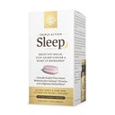 Solgar Triple Action Sleep, 60 Tri-Layer Tablets - Time-Release Melatonin & L-Theanine Plus Herbal Blend - 당신이 휴식을 취할 수있는 도움말, 가을 Asleep Fast & Stay Asleep Longer - Non-GMO, 글루텐 무료 - 60 서빙