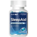 HealthA2Z 수면 보조, Diphenhydramine Softgels, 50mg, Deeper, Restful Sleeping, Non Habit-Forming (100 개) 지원