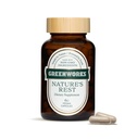 Greenworks Nature's Rest Melatonin Free Sleep Aid - Ashwagandha & Valerian Root와 유기농 초본 보충 - 채식 캡슐, 60 카운트.