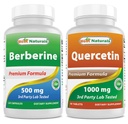 제일 자연적인 Berberine 500m & Quercetin 1000 mg