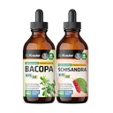 BIO KRAUTER Bacopa Tincture 4 Fl. Oz. & Schisandra Tincture 4 Fl. 오즈.
