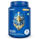 BIRDMAN Falcon Vegan Protein Powder Organic, Stevia & Sugar Free, Plant Based Protein, Low Carb, Dairy Free, Keto, Non Whey Protein, Probiotic, Pea Protein | 바닐라 맛 - 37 서빙 - 2.64lb