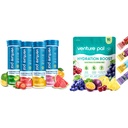벤처 Pal Sugar Free Electrolyte Powder Packets & Chewable Fast-Melt Electrolyte Tablets, 스포츠 Electrolyte for running 하이킹 사이클 스포츠 영양 ...