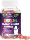 비타민 C, 아연 및 Echinacea를 가진 아이를 위한 면역 지원 Gummies - 아이들의 매일 면역력 지원 거미 보충교재, 나이 4와 위로, 성격 Kid의 비타민 글루텐 자유로운 & 비 GMO - 120 Gummies