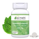 EZ 용해 Dissolvable KSM-66 Ashwagandha, 300 mg, Sugar-Free, 스트레스, 수면 및 계류 지원 보충교재, 30 일 공급, Peppermint Chill-Flavor - 1 팩