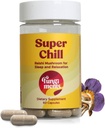 Fungiments Super Chill - 버섯 보충 - Reishi 버섯, Ashwagandha, Cortizol, L-Theanine, 열정 꽃 - 덜 스트레스와 더 나은 수면 (60 캡슐)
