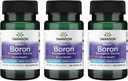 Albion의 Swanson Boron - Boroganic Glycine 보충교재 지원 합동 건강 & 뼈 건강 - 높은 흡수 공식은 전반적인 균형을 지원할지도 모릅니다 - (60의 캡슐, 6mg 각각) (3 팩)