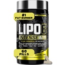Nutrex Research Lipo6 Black Intense Ultra Concentrate Thermogenic Belly Fat Burner for Men and Women | 다이어트 체중 감량 보충 및 식욕 억제 | 60 다이어트 알약