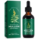 Lungs를 위한 Mullein 하락, Chlorophyll를 가진 Mullein 잎 추출물, Lung Cleanse와 호흡 지원을 위한 Mullein 잎 추출물