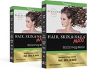 Purvana Max Hair, Skin 및 Nails Vitamin - 5000mcg Biotin, Folic Acid, DMAE, Grape Seed Extract - 일 채식 머리, 피부, 손톱 지원 - Collagen Production - 30 Caps (Pack of 2)