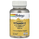 SOLARAY 비타민 C 1000mg 로즈 엉덩이 & Acerola Bioflavonoids, 높은 흡수를 위한 2 단계 방출 캡슐 & 모든 일 면역 기능 지원, 60 일 보증 (100 인분, 100 정제)