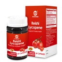 Lycopene 보충교재 100mg의 Reishi 버섯 200mg를 가진 자연적인 토마토 추출물, 면역 건강을 위한 버섯 캡슐, 글루텐 자유로운, 비 GMO, Vegan, 60 급속한 방출 캡슐