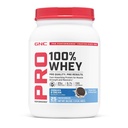 GNC Pro Performance 100 % Whey Protein Powder 2.0, 근육 강도 및 회복, 쿠키 및 크림을위한 빠른 흡수, 25 서빙