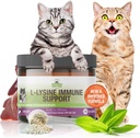 Strawfield Pets L-Lysine Immune Cats & Kittens에 대한 지원 - 200g 닭 간장, 면역 건강 보충 고양이 냉간 구호, Sneezing, Congestion, Running Nose, Watery Eyes