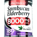 실험실 - Elderberry - Sambucus Elderberry 8000 mg, 180 캡슐 - Elderberry 캡슐 - 검정 Elderberry - 여성과 남성을위한 면역 지원 보충교재 비타민, 매우 높은 흡수