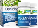 기억과 초점, Phosphatidylserine, Huperzine A, Non-GMO를 가진 Nootropics를 위한 Optimind Bacopa Monnieri 두뇌 보충교재, 임상적으로 Studied 성분, 64의 캡슐