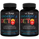 Research Labs 15 Day Colon Cleanse & Detox for Less Bloat Flat Tummy w/Probiotics - 2 Fer 1 - 변비 완화 - Flushes Toxins, Boosts Energy. 임상 연구된 안전 및 효과적인 공식