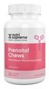 Nutri Supreme Prenatal Vitamin, Folate 800 MCG를 가진 여성을 위한 Chewable Prenatal Vitamin, 철, Kosher, Cherry 풍미, 90 조사를 가진 완전한 임신 Multivitamin
