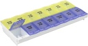 EZY DOSE (14-Day) AM/PM 알약 플래너, 약 상자, 비타민 주최자 상자, 2X-Large 잠금 보상은 처방 약물을 확보하고 Accidental Spilling, Color May Vary, BPA 무료