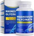 잠을 위한 마그네슘 글리세라이드, 계류, 뇌, 높은 흡수 120 Capslues 보충교재, 100mg 칼슘을 가진 성분 마그네슘 - 높게 생물 가능 - 비타민 D3 & K2로 -