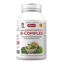 ANDREW LESSMAN 높은 Potency B-Complex 60 캡슐 - Folate Complex 및 Biotin의 고수준으로, 세포 성장, 에너지, 면역 기능, 해독, 지방 대사 및 더 많은 것을 승진시킵니다
