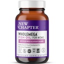 엄마 물고기 기름 보충교재를 위한 새로운 장 Wholemega, 작은 캡슐, 봉사 당 2000mg, Prenatal & Postnatal 지원을 위한 Omega-3 + 비타민 D3를 가진 Prenatal DHA, 500mg 각각 - 90 조사