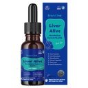 Liver Alive Metabolism System Health for Dogs and Cats - 기능, 지방, Detox, SILIPHOS®, TUDCA, 같은 Vegan Bacon 맛 (60ml)와 함께 만성 간염