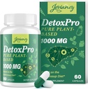 2000 MG 플랜트 기반 Detox Cleanse – 자연적인 Toxin Flush for Liver, Gut & Colon – Antioxidant & Digestive Support – Zeolite Detox – 여성 및 남성에 대한 빠른 행동 Detox Complex – 60 캡슐
