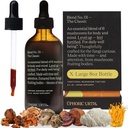 혼합 No.1-6 버섯 혼합 Tincture Reishi, Chaga, Lions Mane, 터키 꼬리, Cordyceps, & Shiitake, 자연 지원 Immunity 부스터, 에너지 증가 & Cognitive 기능 (240 서빙)