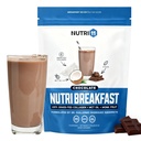NutriBreakfast by Nutrillermo/Keto Protein Collagen Powder with MCT Oil/MCT Oil Powder/Keto Collagen Peptide with Grass-Fed Bovine Collagen Type I & III (15.9, Chocolate)