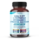 GABA, 5-HTP L-Tryptophan Ashwagandha Chamomile L-Theanine 마그네슘 - 미국에서 만드는