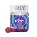 OLLY는 변비 완화, Rhubarb, Prunes, Amla - 배관 베리 맛 - 30ct