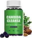 Candida Cleanse, Candida 및 Detox 지원 Gummies, 까만 호두, PAU D'Arco & Wormwood, 비 GMO 60 Gummies를 가진 10에서 1 진보된 공식