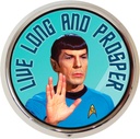 Original Star Trek Spock Leonard Nimoy Pill Box - 컴팩트 한 1 또는 2 구획 의학 케이스