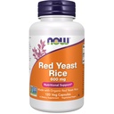 지금 보충 교재, 유기 빨간 효모 밥으로 만드는 빨간 효모 밥 600 mg, 120 Veg 캡슐