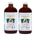 LIQUIDHEALTH 주의, 아이를 위한 액체 Multivitamin & 청소년 - 개량 기억 보유, 농도, 초점, 계류, Relaxation & Calming - 미국에서 만드는, 중대한 맛, Vegan, 설탕 자유로운 (2 팩)
