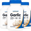 Nutricost 마늘 1000mg, 240 Softgels (3 병) - 무취, 프리미엄 글루텐 무료 보충