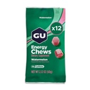 GU Energy Chews, 수박 에너지 Gummies Electrolytes, Vegan, Gluten-Free, Kosher, Caffeine-Free, 그리고 모든 운동을 위한 Dairy-Free On-The-Go 에너지, 12의 부대 (24의 서빙 합계)