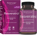 예비 품목 아름다움, Resveratrol 100 mg의 심장과 세포질 건강을 위한 산화 방지제 보충교재는, 건강한 노후화 및 면역 체계, Paleo, Keto의 60의 캡슐 (60의 서빙)를 지원합니다