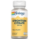 Solaray Strontium Citrate 250 mg | 건강한 뼈 및 치아 지원 | Gentle Digestion, 향상된 흡수 | 60 VegCaps